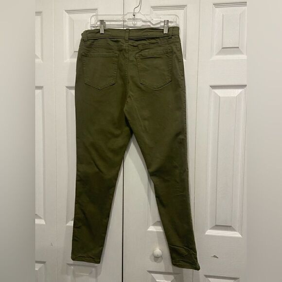 Banana Republic women’s skinny fit solid olive green pants size 29/8​​ - Picture 8 of 13